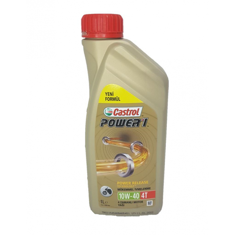 CASTROL 4T Power 1 10W/40 Motor Yağı 1 Litre