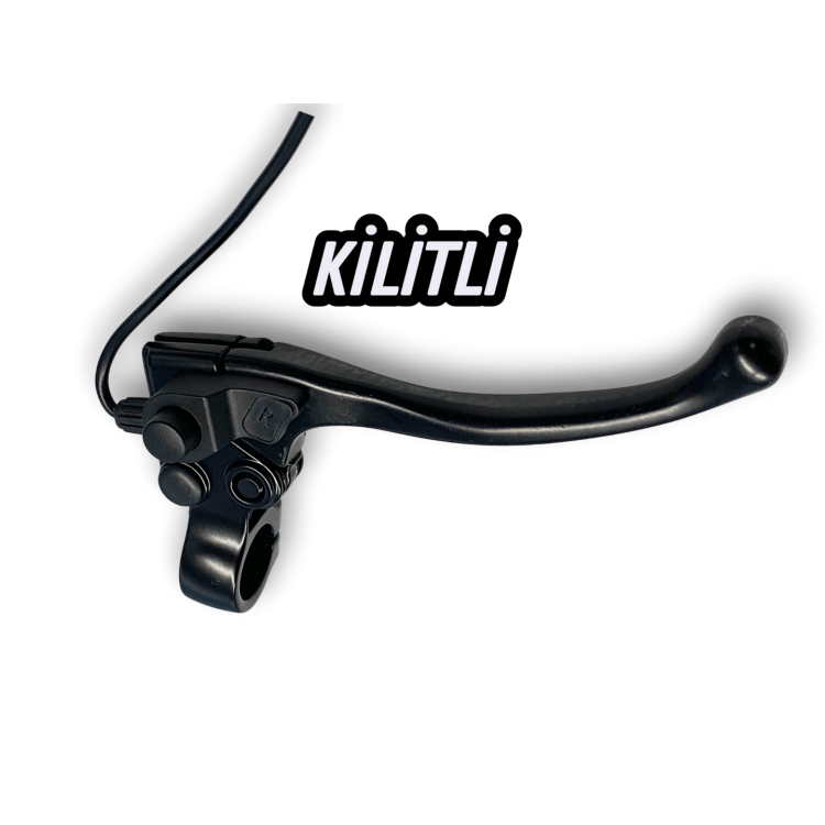 E BİKE ARKA FREN KOLU + KÜTÜĞÜ KİLİTLİ  SAĞ